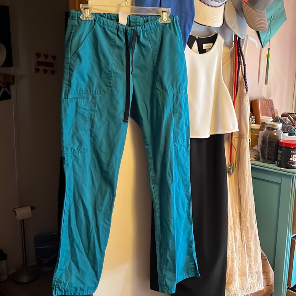 X Small Teal scrub pants